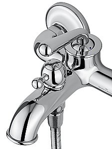 Смеситель для ванны с душем WONZON & WOGHAND STEAM, Хром (WW-88639008-CR) купить в интернет-магазине сантехники Sanbest