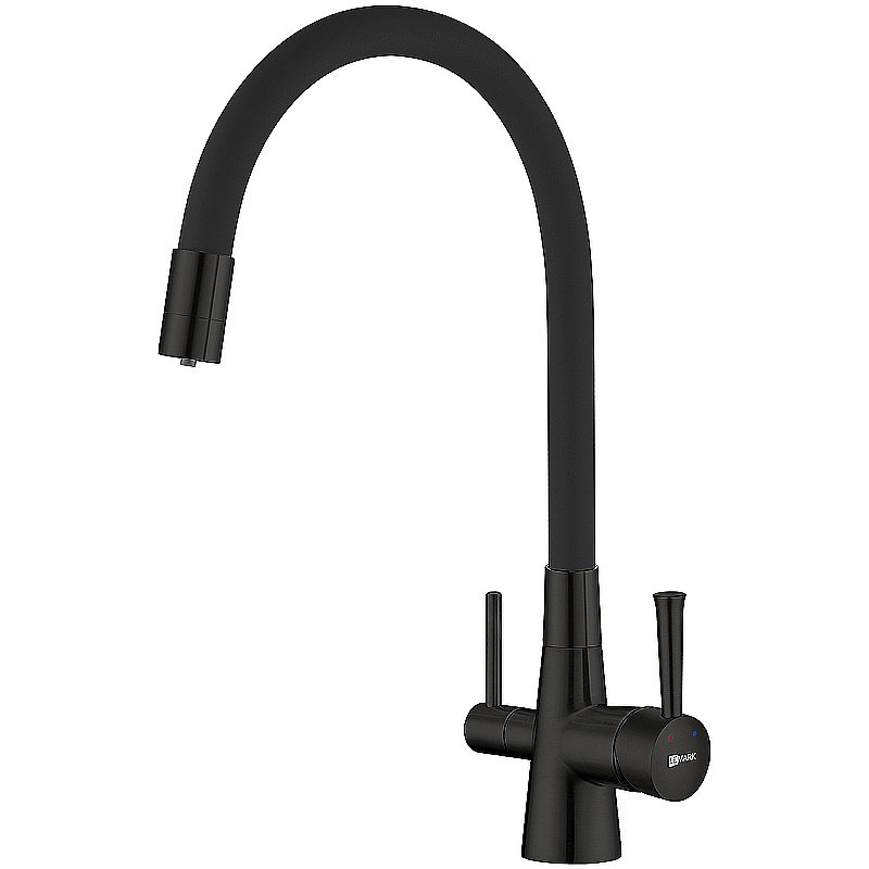 Смеситель для кухни Lemark Comfort LM3075BL085 черный купить в интернет-магазине сантехники Sanbest