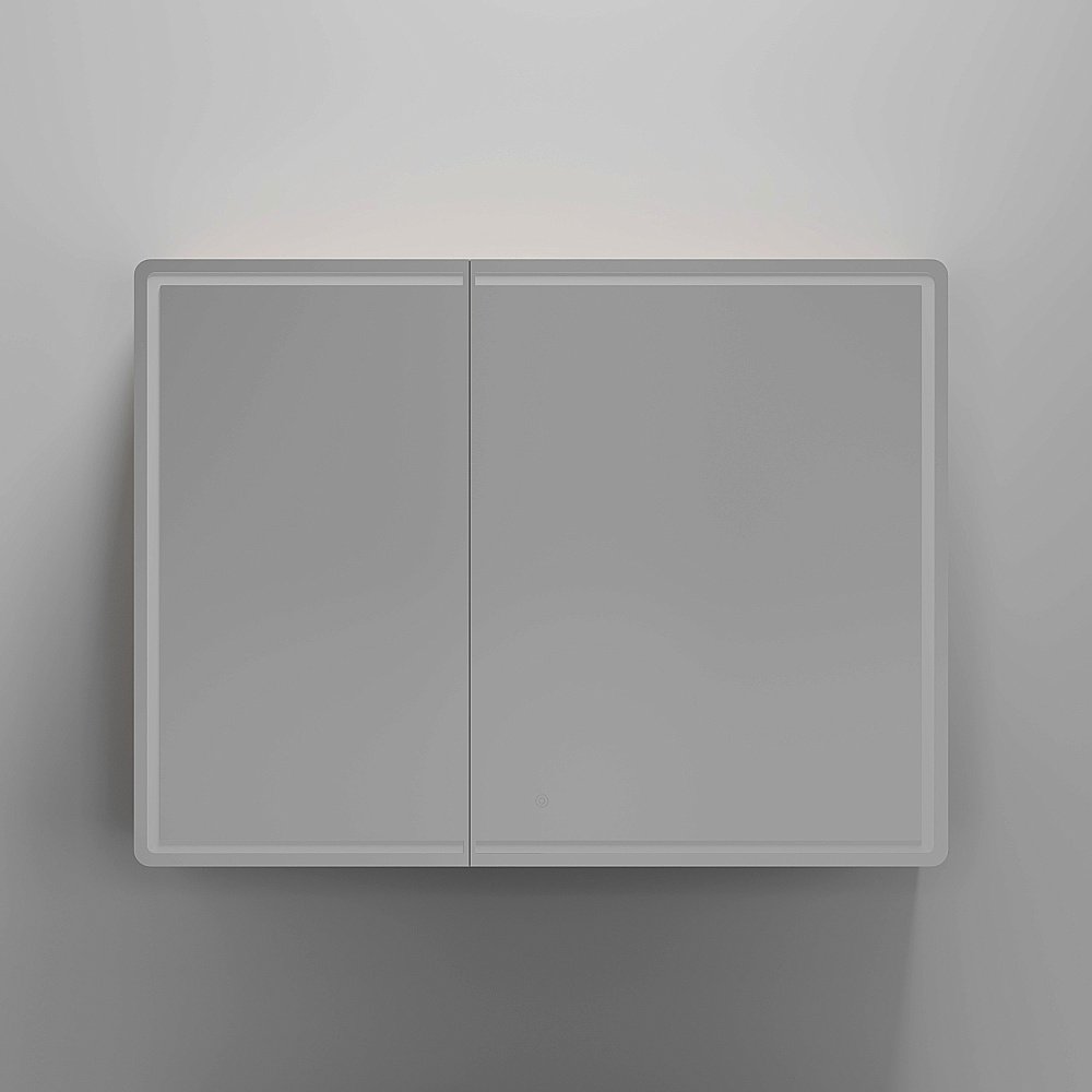 Зеркальный шкаф Sancos Mirror MI100EG дуб галифакс натуральный купить в интернет-магазине сантехники Sanbest