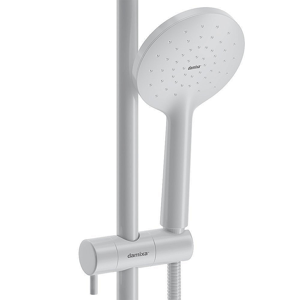 Душевая система Damixa Origin Bit DX977700200 белая матовая купить в интернет-магазине сантехники Sanbest