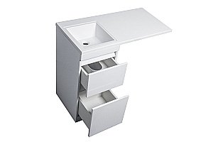 Тумба с раковиной Style Line Даллас 100 напольная для ванной в интернет-магазине Sanbest