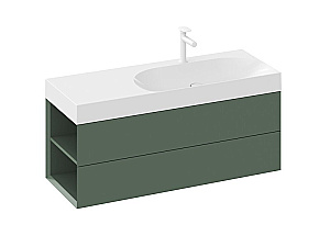 Тумба с раковиной Ravak SD LITE 120 X000001882/X000001894 зеленая для ванной в интернет-магазине Sanbest