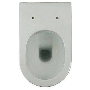 Унитаз приставной Migliore MONACO 32067, белая керамика/декор золото, безободковый купить в интернет-магазине Sanbest