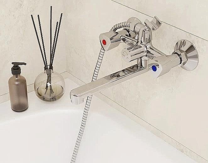Смеситель для ванны Milardo Tring TRISB02M02 хром купить в интернет-магазине сантехники Sanbest
