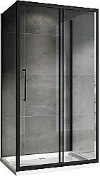 Душевой уголок ABBER Schwarzer Diamant 100х50 AG30100BH-S50B-S50B стекло прозрачное/профиль черный купить в интернет-магазине Sanbest