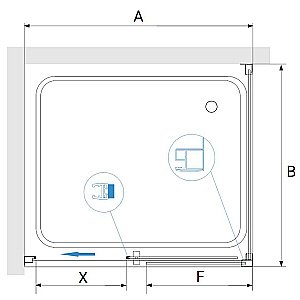 Душевая система RGW Shower Panels SP-6143-01 50140801-01 хром купить в интернет-магазине сантехники Sanbest