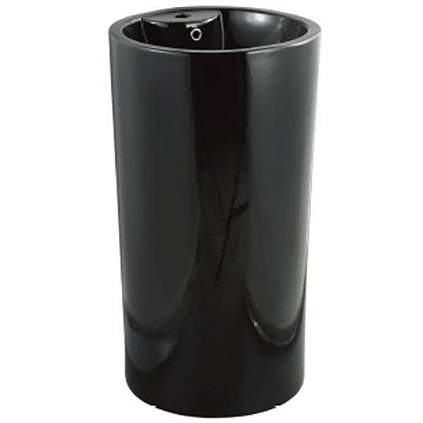 Раковина напольная CeramaLux N 44,5 NB135MВ черный матовый купить в интернет-магазине Sanbest