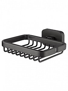 Мыльница с держателем WONZON & WOGHAND GRAFFITY, Темный графит (WW-9324) купить в интернет-магазине сантехники Sanbest