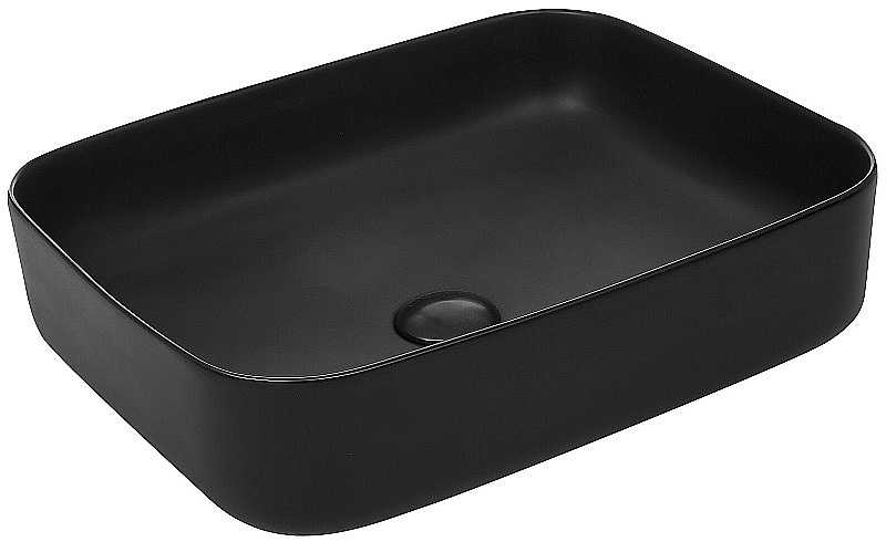 Раковина Azario 50 AZ-2195-MB черная матовая купить в интернет-магазине Sanbest