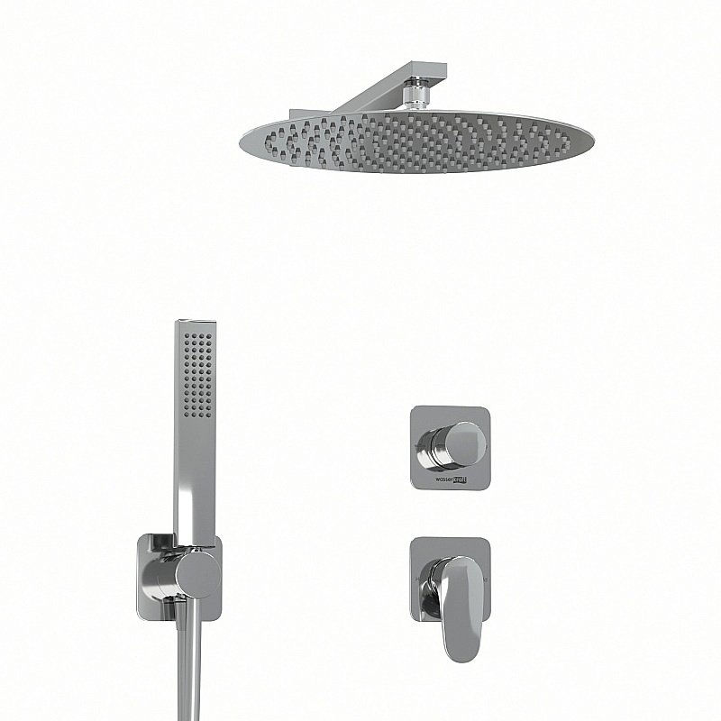 Душевая система WasserKRAFT Weida 3100 SET2828 хром купить в интернет-магазине сантехники Sanbest