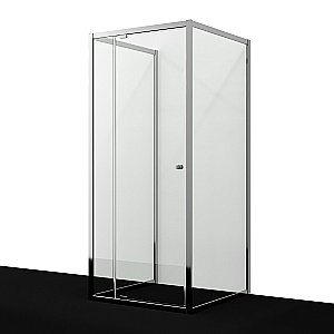 Душевой уголок WasserKRAFT Aula 11P 11P43 90х90 профиль хром/стекло прозрачное купить в интернет-магазине Sanbest