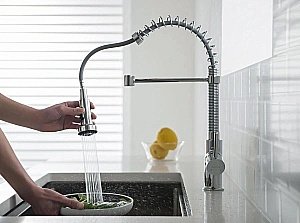 Смеситель для кухни Aquatek Европа AQ1387CR хром купить в интернет-магазине сантехники Sanbest