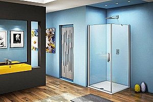 Душевой уголок Good door FANTASY DR+SP 100x90 прозрачный купить в интернет-магазине Sanbest