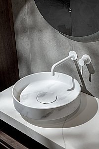 Раковина Boheme Corian 40 801-CLCT Calacatta купить в интернет-магазине Sanbest