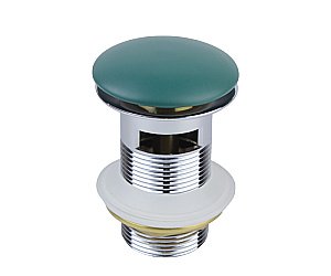 Донный клапан с переливом Bronze de Luxe 1001/1G зеленый купить в интернет-магазине сантехники Sanbest