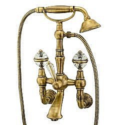 Смеситель для ванны Migliore Cristalia 18580 бронза купить в интернет-магазине сантехники Sanbest