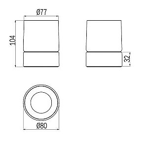 Стакан Inda Mito A20010CR21 хром купить в интернет-магазине сантехники Sanbest