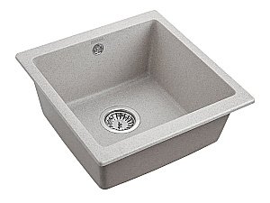 Мойка кухонная Paulmark Brilon PM404800-GR Серая купить в интернет-магазине сантехники Sanbest