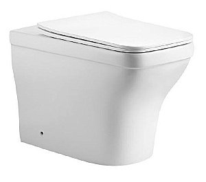 Унитаз приставной Aquatek Амадео AQ1964-00 белый, с крышкой микролифт, безободковый купить в интернет-магазине Sanbest