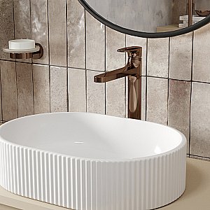 Смеситель для раковины WasserKRAFT Asphe 7700 7703H розовое золото купить в интернет-магазине сантехники Sanbest