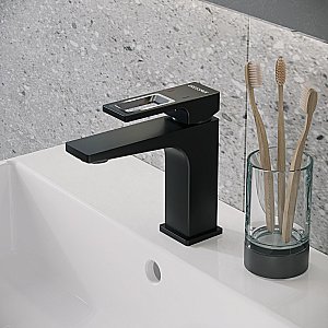 Смеситель для раковины Grossman Pragma 510.K35.03.210 черный матовый купить в интернет-магазине сантехники Sanbest