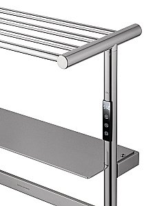 Полотенцесушитель электрический WONZON & WOGHAND DÜSSELDORF, Брашированный никель (WW-A208-BR) купить в интернет-магазине сантехники Sanbest