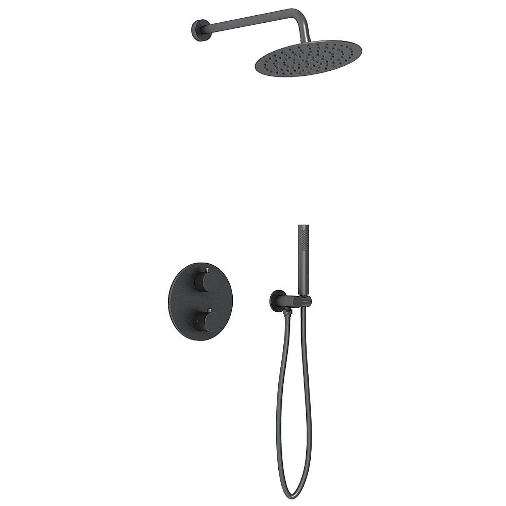 Душевая система Vincea VSFW-101TMB черная матовая купить в интернет-магазине сантехники Sanbest