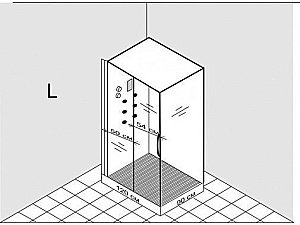 Душевая кабина Lagard Altea 120x90 купить в интернет-магазине Sanbest