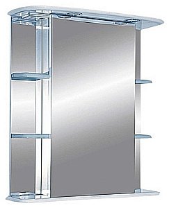 Зеркальный шкаф Misty Магнолия 65 белый купить в интернет-магазине сантехники Sanbest