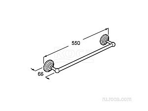 Полотенцедержатель Roca Carmen 817003001 купить в интернет-магазине сантехники Sanbest