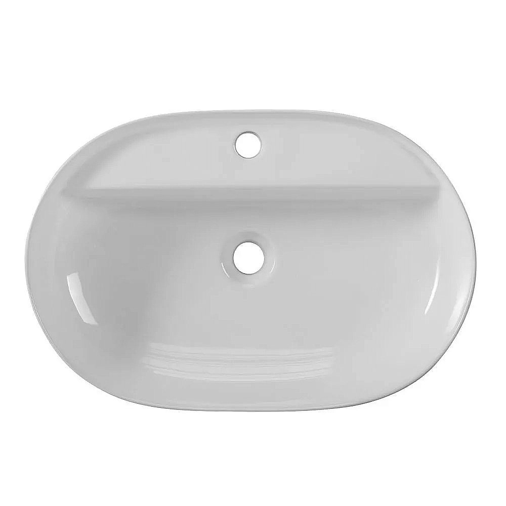 Раковина накладная Belbagno 61 BB1346 белая купить в интернет-магазине Sanbest