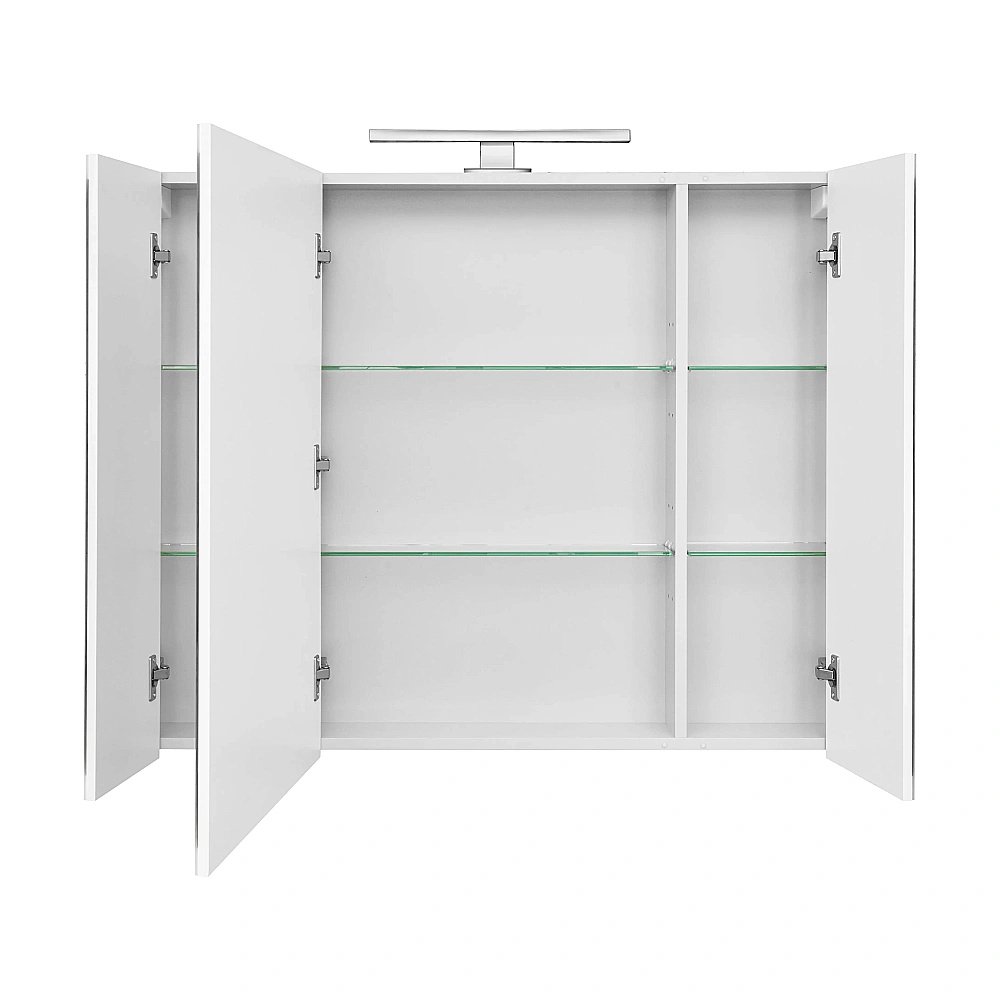 Зеркальный шкаф Акватон Нортон 100 белый купить в интернет-магазине сантехники Sanbest