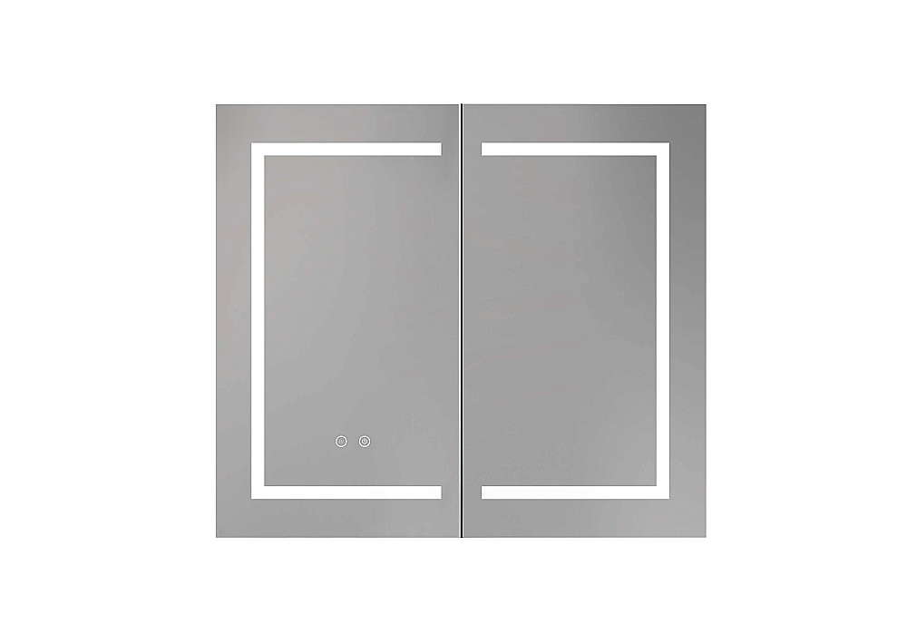 Зеркальный шкаф Aquqtek AQ7804-MLC 80х70 хром купить в интернет-магазине сантехники Sanbest