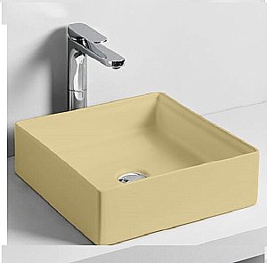 Раковина накладная Artceram Scalino 38 SCL001 12 00 Giallo Zinco купить в интернет-магазине Sanbest