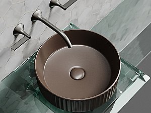 Раковина Ceramica Nova Element CN6057MDB темно-коричневая матовая купить в интернет-магазине Sanbest