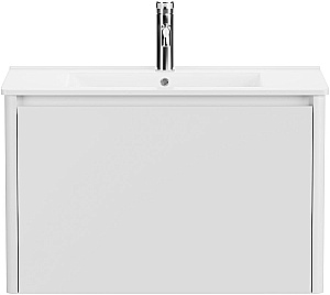 Тумба с раковиной Allen Brau Gravity 80 1.370013.WM белая матовая для ванной в интернет-магазине Sanbest