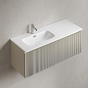Тумба с раковиной Sancos Snob R 1.0 SNR1.0120LCE/SNR1.0120RCE Beige Soft для ванной в интернет-магазине Sanbest