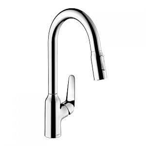 Смеситель для кухни Hansgrohe Focus M42 71800000 хром купить в интернет-магазине сантехники Sanbest