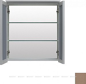 Зеркальный шкаф De Aqua Алюминиум 261765 70 медь купить в интернет-магазине сантехники Sanbest