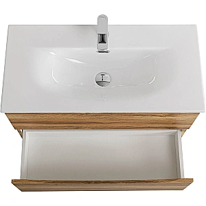 Тумба с раковиной Belbagno MARINO-CER-MINI 100 дуб фактурный для ванной в интернет-магазине Sanbest