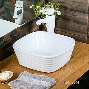 Раковина Melana 78344 78344-805 белая купить в интернет-магазине Sanbest