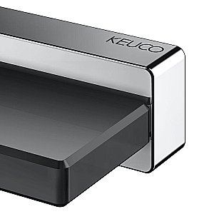 Держатель для туалетной бумаги KEUCO EDITION 90 SQUARE 19173018000 хром/дымчатое стекло купить в интернет-магазине сантехники Sanbest