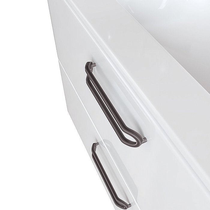 Тумба с раковиной Iddis Brick BRI10WFi95K 100 белая для ванной в интернет-магазине Sanbest