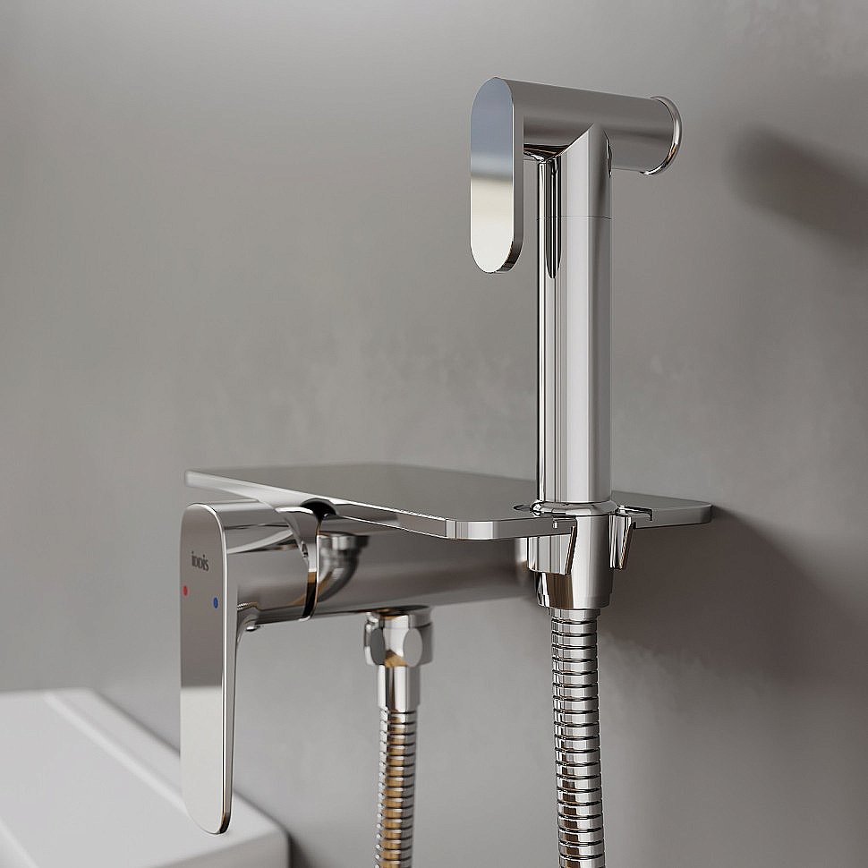 Гигиенический душ Iddis Axes AXESBSHi08 хром купить в интернет-магазине сантехники Sanbest
