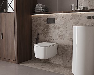 Унитаз подвесной Vincea Capri VT1-63T белый, с крышкой микролифт, слив-торнадо купить в интернет-магазине Sanbest