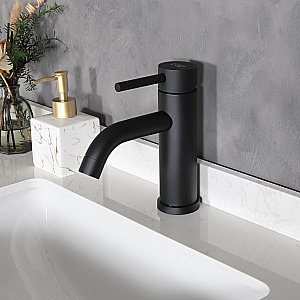 Смеситель для раковины Gid Inga SS096-BM-K черный матовый купить в интернет-магазине сантехники Sanbest