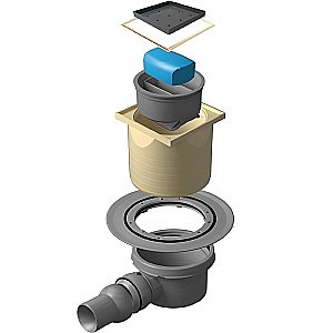 Душевой трап Pestan Confluo Standard 13000123 золото купить в интернет-магазине Sanbest