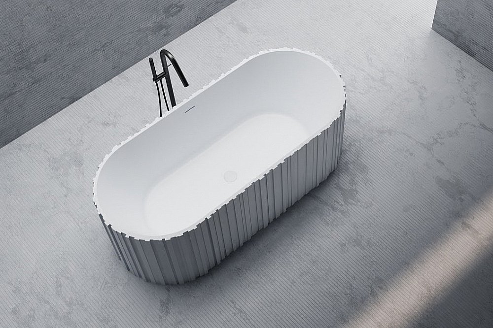 Ванна Abber Stein 170x75 AS9653 белая матовая купить в интернет-магазине Sanbest