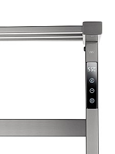 Полотенцесушитель электрический WONZON & WOGHAND FRANKFURT, Темный графит (WW-A1026-GM) купить в интернет-магазине сантехники Sanbest