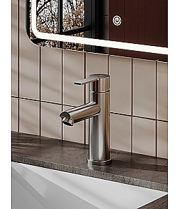 Cмеситель для раковины Agger Easy A3102122 сатин матовый купить в интернет-магазине сантехники Sanbest